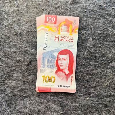 🇲🇽🇳🇦2526$ $墨西哥50-100-1000比索纪念钞和纳米比亚Hybrid窗口复合钞 - 纪念钞，签名32，FQ3958059