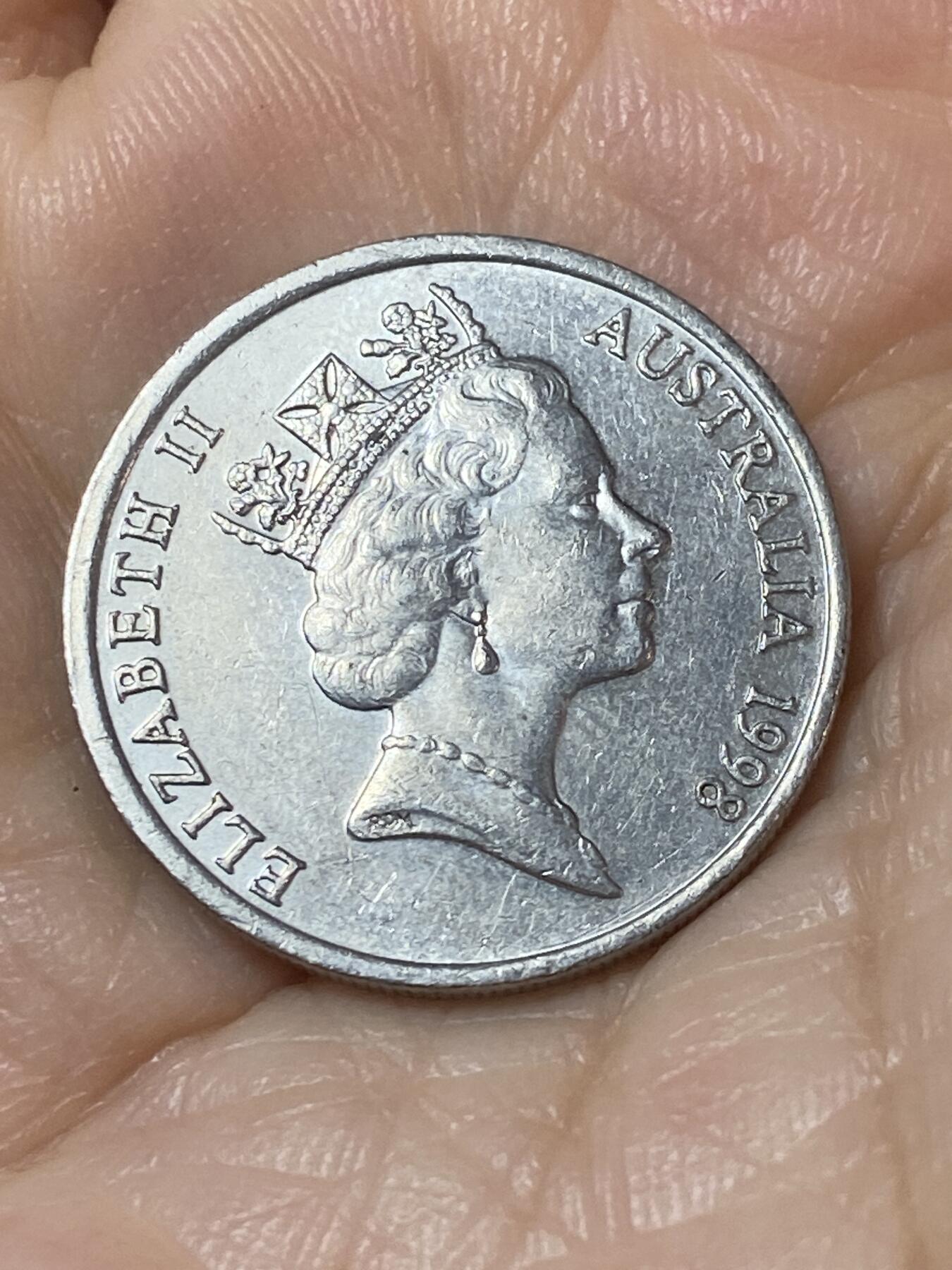 2025年第一百一十场(总第一百三十六场）外国好品散币(免佣金) 澳大利亚🇦🇺1998年10分(伊丽莎白二世中年高冠)