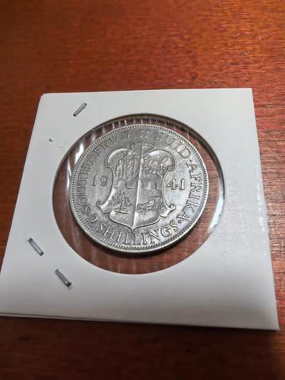 长老汇蛇年精选第六十一场拍卖 1941南非乔治六世2先令银币，14.14克800银