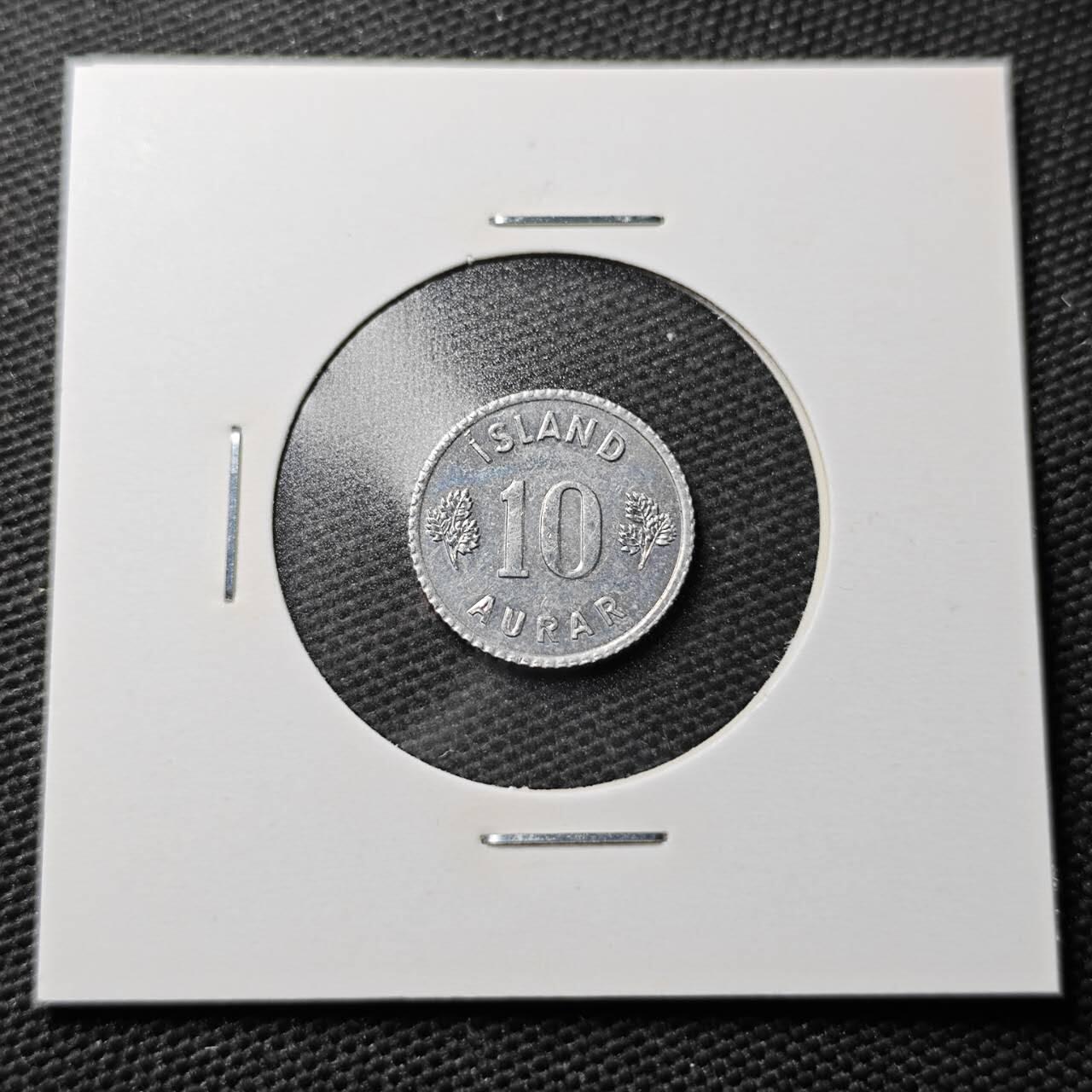 KK钱币收藏小铺 第355场 2月预留时间 周末发货  1970冰岛10奥拉