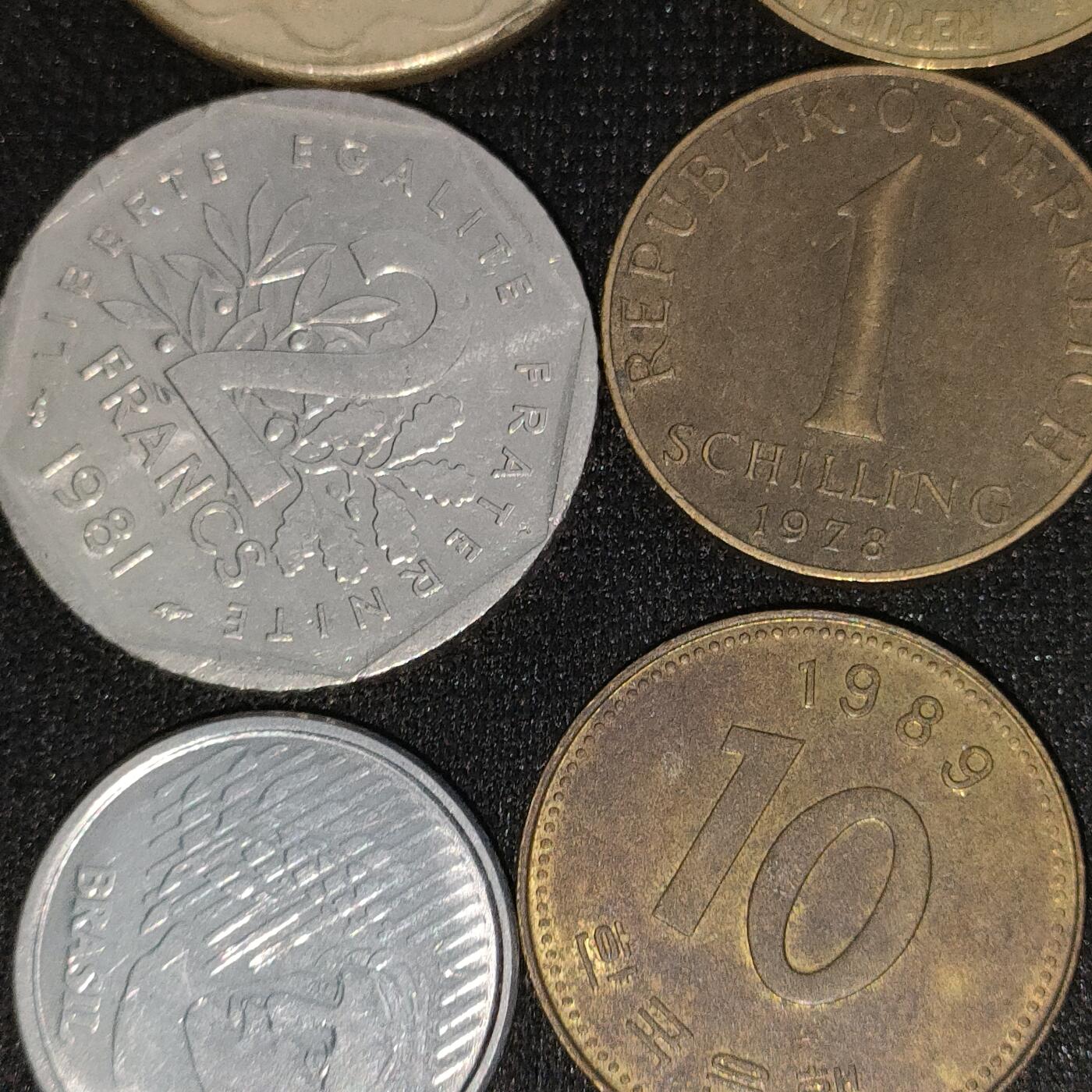 猩哥外币小铺➨【第196场】 硬币8个