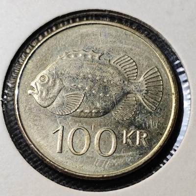 KK钱币收藏小铺 第355场 2月预留时间 周末发货 -  冰岛100克朗