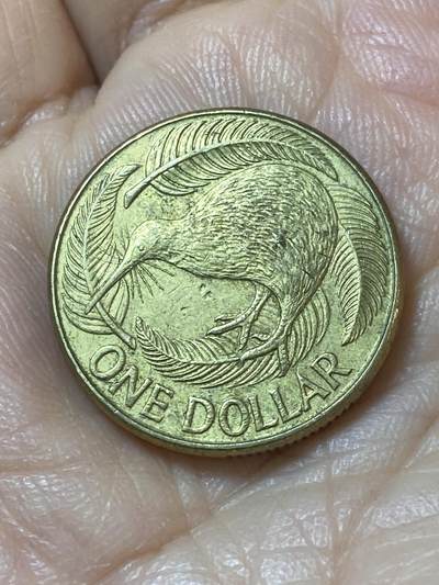 2025年第一百一十场(总第一百三十六场）外国好品散币(免佣金) - 新西兰🇳🇿1990年1元(伊丽莎白二世中年高冠)