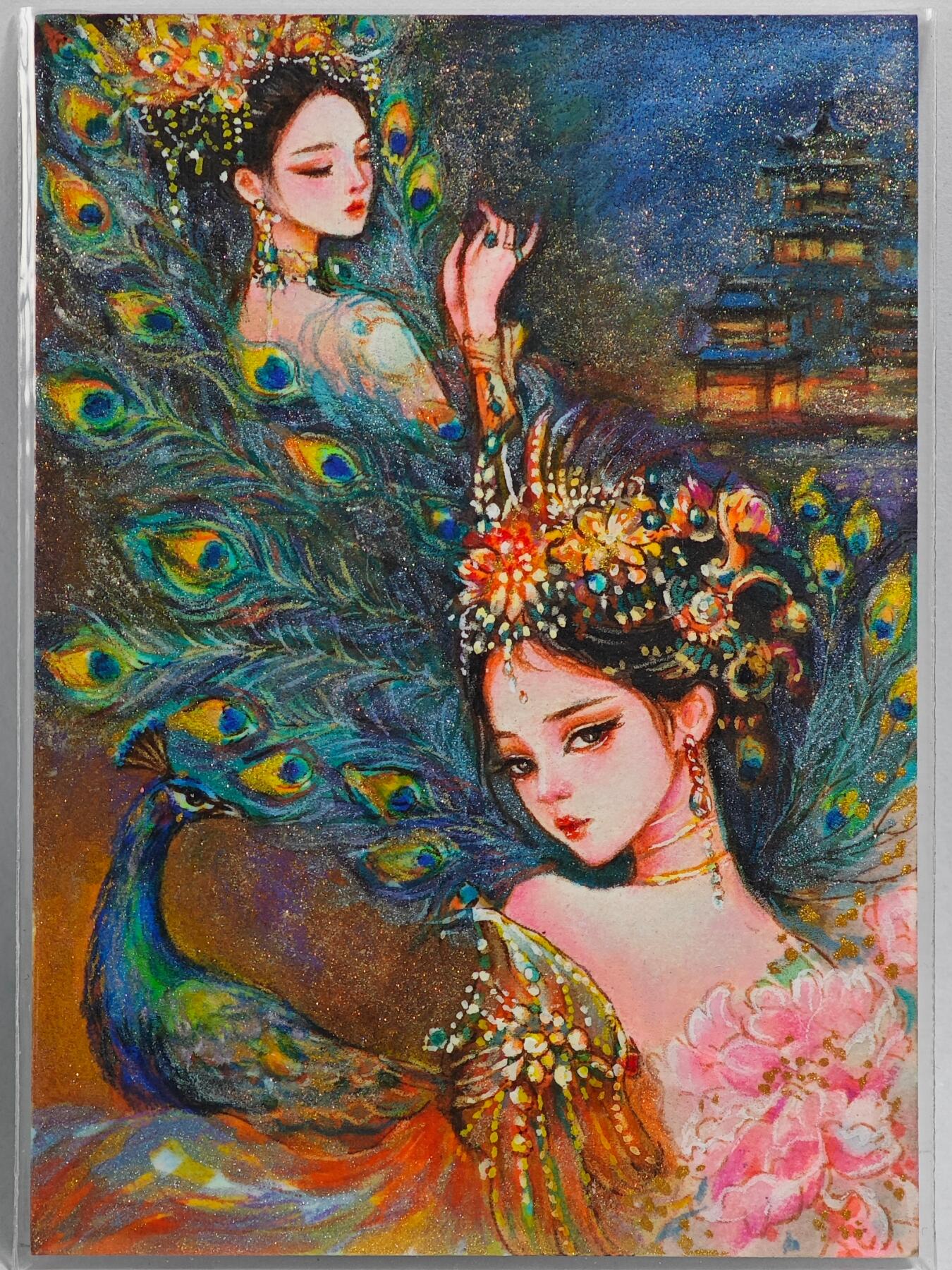 白泽拍卖卡牌手绘专场第26期（霜降天寒蝉噤语，风高夜冷桂留香）