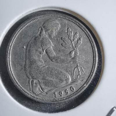 沼泽如烟--第875场 - 德国1950年50芬尼
