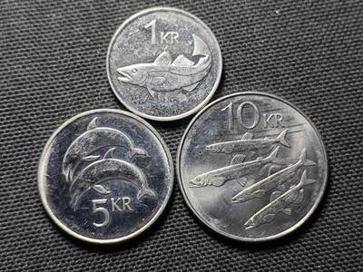 KK钱币收藏小铺 第355场 2月预留时间 周末发货 -  冰岛一组