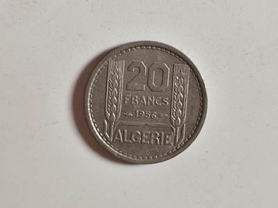 10月13日纸币散币专场拍卖（1元起） - 1956年法国20法郎