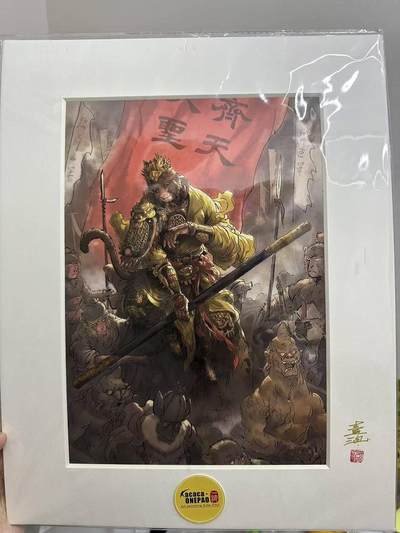 秋原瞳的小店第二十五期（持续收拍，时光冉冉，又是即将带走🍁🍁🍁飘落🌨️🌨️🌨️的季节，一大批好物正在路上，敬请期待） - 一泡西游a3大画封装齐天大圣，卡背是鲁智深简绘，实物非常震撼！！！