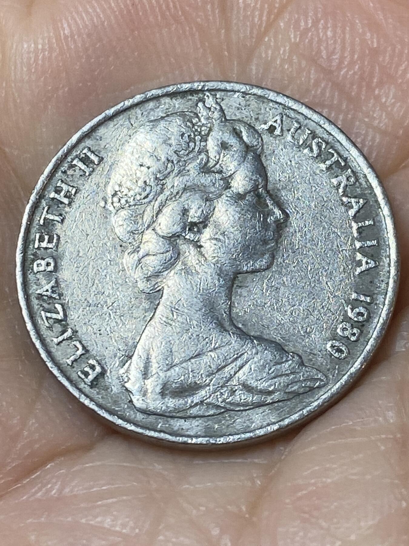 2025年第一百一十场(总第一百三十六场）外国好品散币(免佣金) 澳大利亚🇦🇺1980年10分(伊丽莎白二世中年花冠)