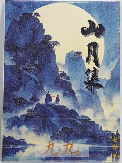 白泽拍卖卡牌手绘专场第26期（霜降天寒蝉噤语，风高夜冷桂留香） 2025 无簪诗手绘卡 月圆  九九亲签