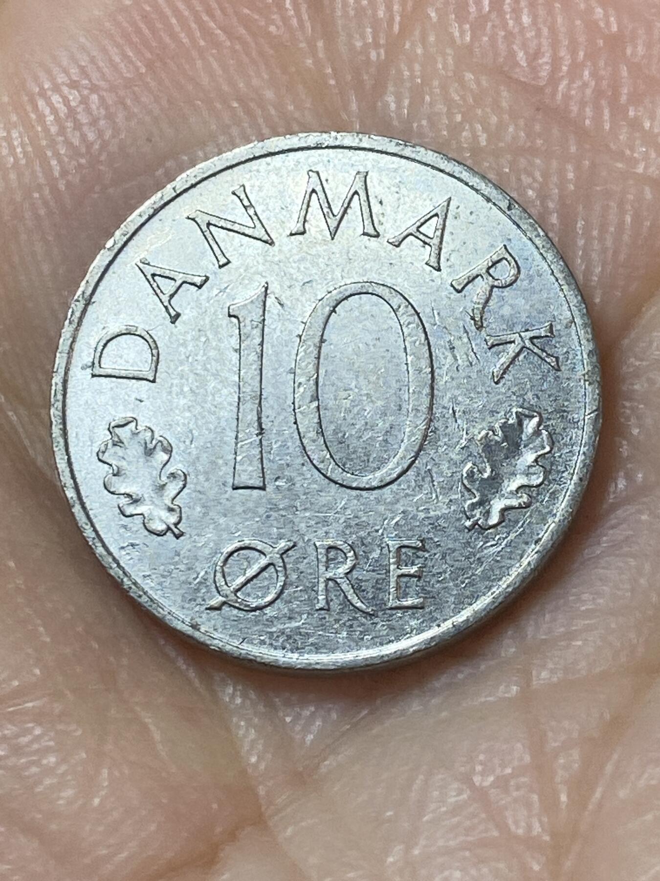 2025年第一百一十场(总第一百三十六场）外国好品散币(免佣金) 丹麦🇩🇰1978年10欧尔(玛格丽特二世第一版，S; B版关门年)