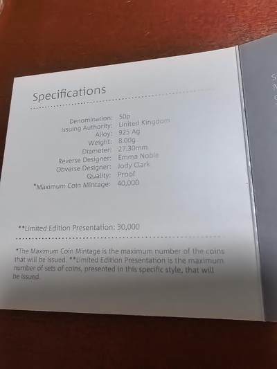 长老汇蛇年精选第六十一场拍卖 2017英国彼得兔系列渔夫杰若米50便士精制彩色银币，原盒证