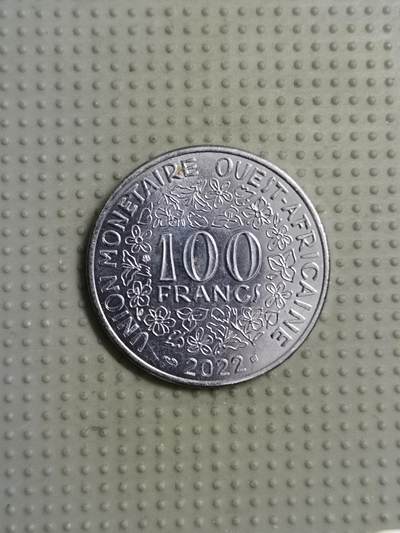 2025年第100场各国散币拍卖（总第100场） - 西非共同体2022年100法郎