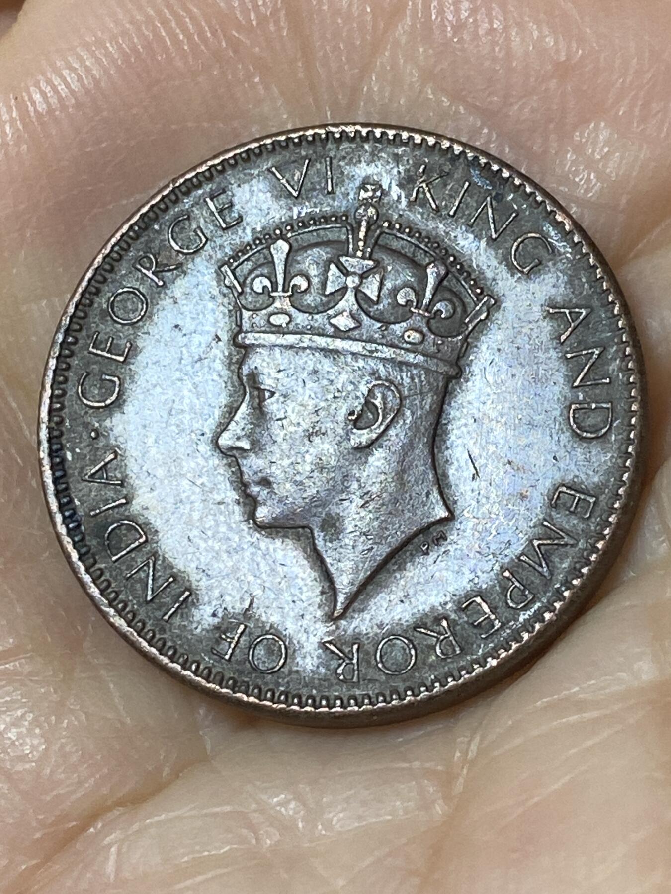 2025年第一百一十场(总第一百三十六场）外国好品散币(免佣金) 英属锡兰1937年1分(乔治六世第一版)