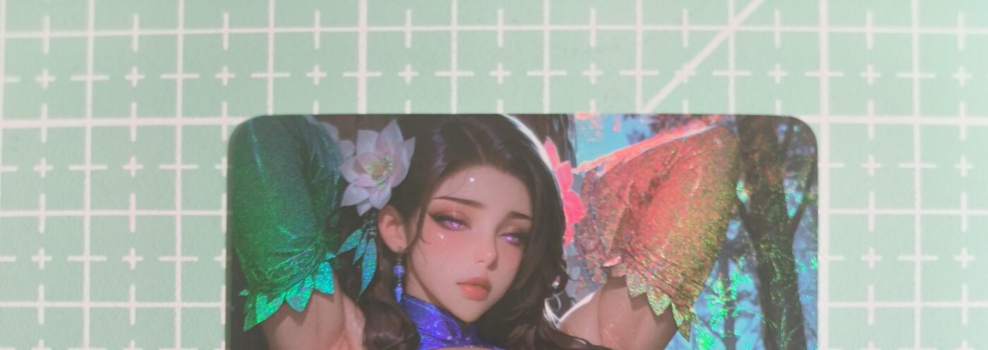 C先生卡牌 第14期 《神州百花谱》《Art系列》《人间传》持续收拍品中... 【彩闪】墨卡文化《大雷芳华》艺术卡 ③