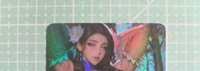 C先生卡牌 第14期 《神州百花谱》《Art系列》《人间传》持续收拍品中... - 【彩闪】墨卡文化《大雷芳华》艺术卡 ③