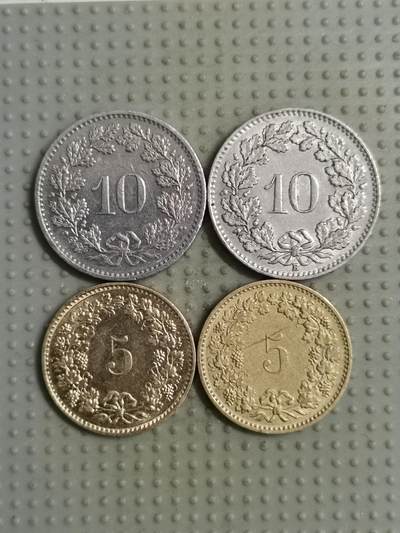 2025年第100场各国散币拍卖（总第100场） - 瑞士4枚