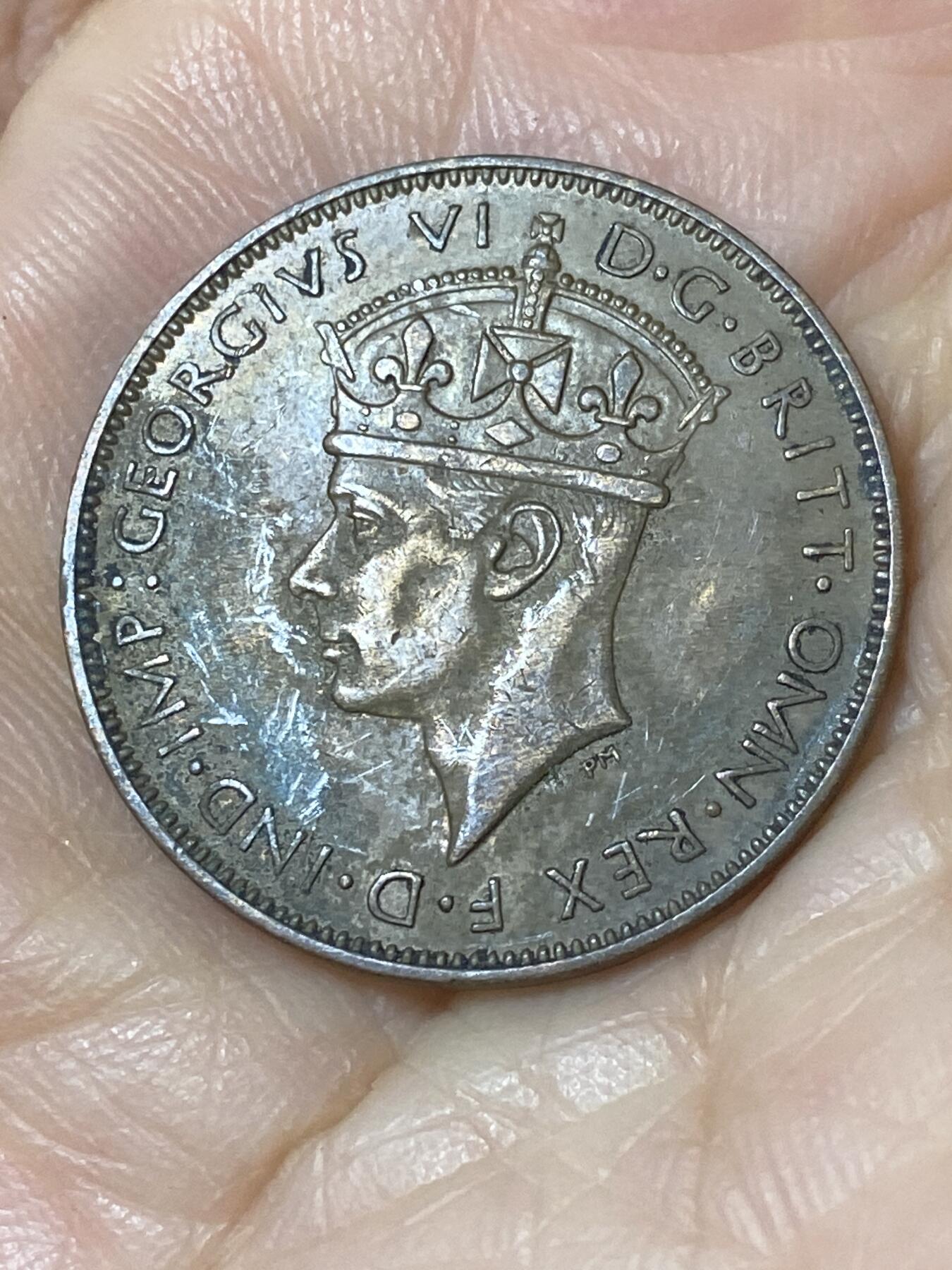 2025年第一百一十场(总第一百三十六场）外国好品散币(免佣金) 英属泽西岛🇯🇪1946年1/24先令(乔治六世时期)