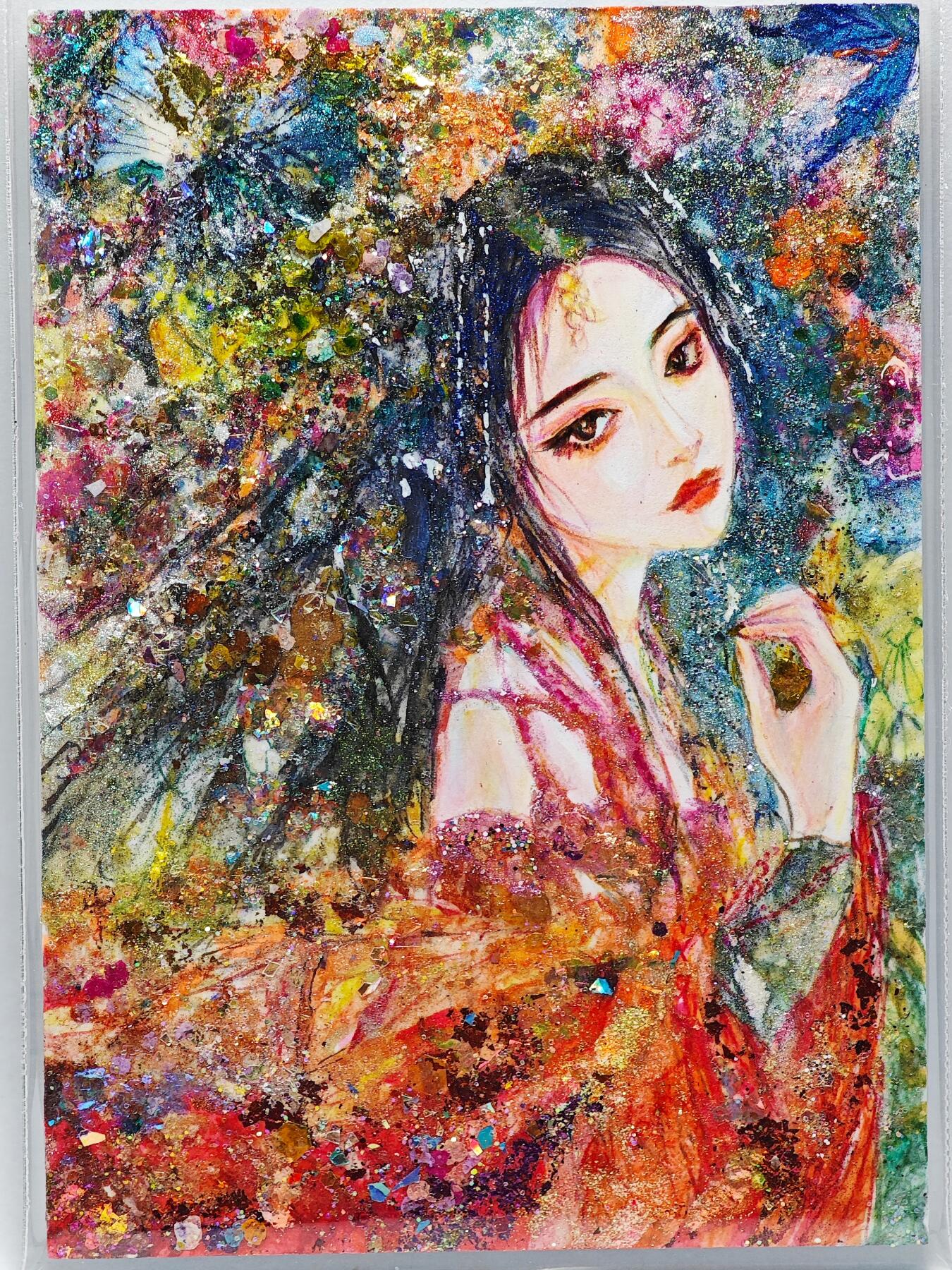 白泽拍卖卡牌手绘专场第26期（霜降天寒蝉噤语，风高夜冷桂留香）