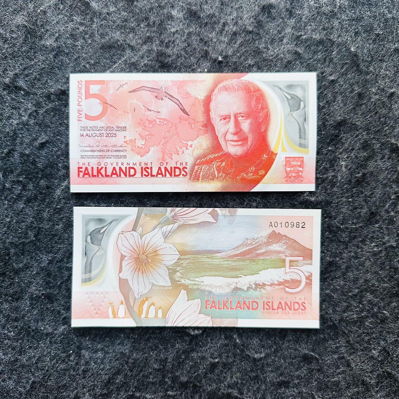 福克兰群岛2025年5镑，A010982 - 秋敛冬藏- 秋敛冬藏- 麦稀奇