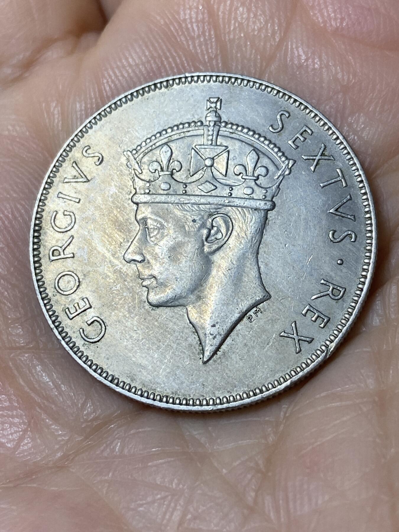 2025年第一百一十场(总第一百三十六场）外国好品散币(免佣金) 好品–东非1950年1先令(乔治六世第五版)