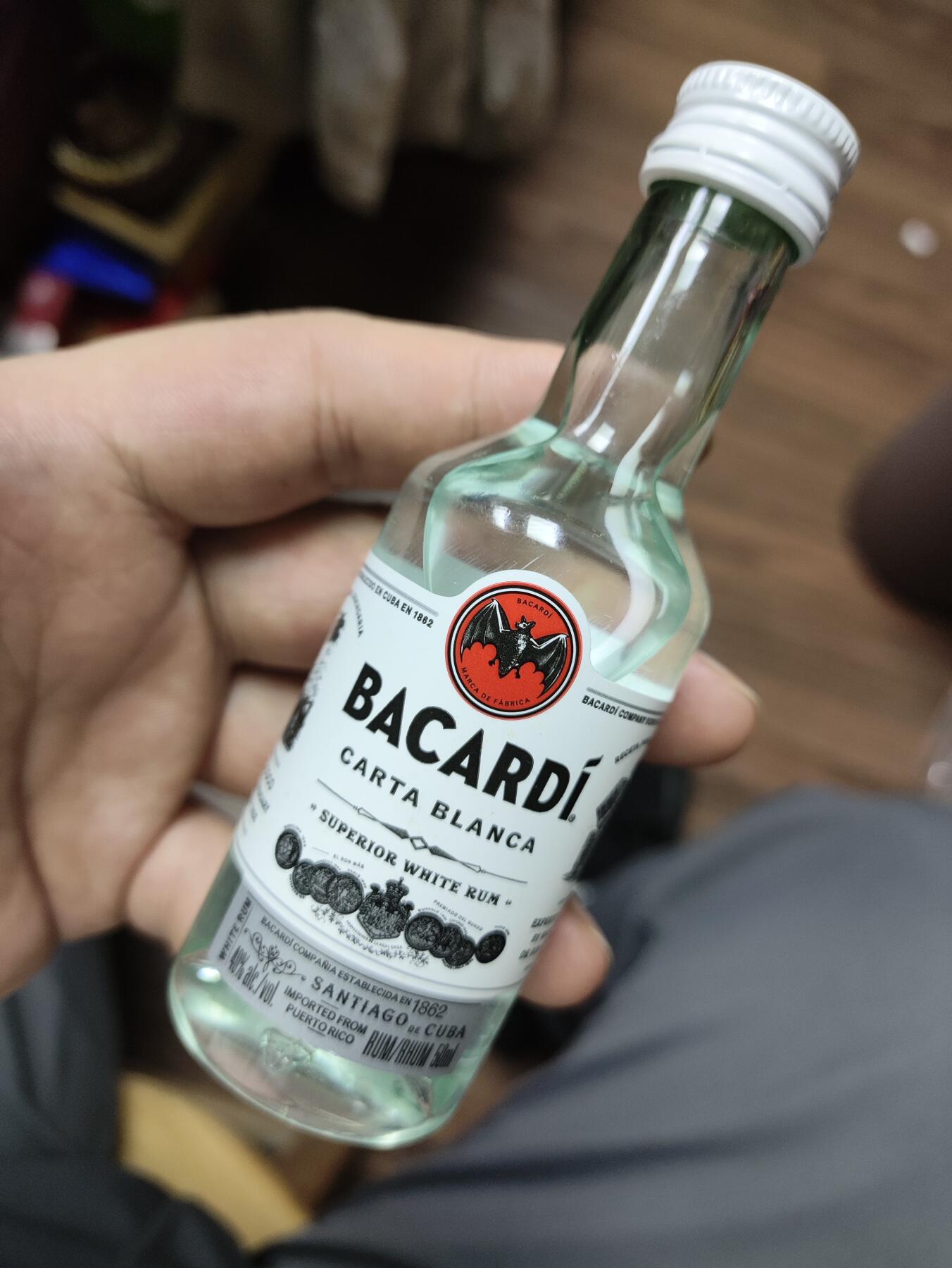 世界洋酒小酒版专场 波多黎各百加得白朗姆酒
