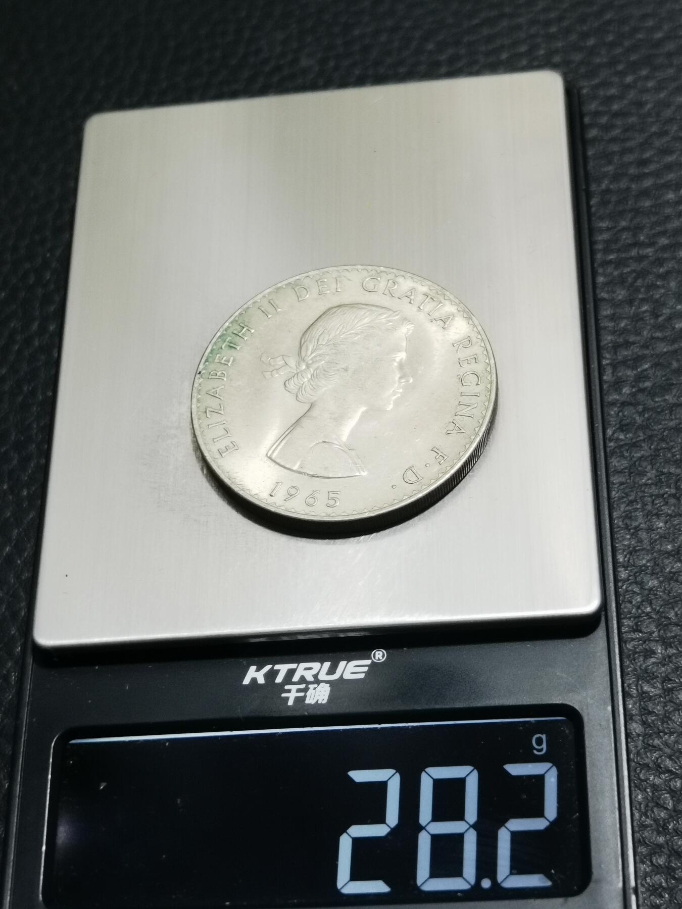天下钱庄专场欢迎参拍 英国丘吉尔纪念，镍币