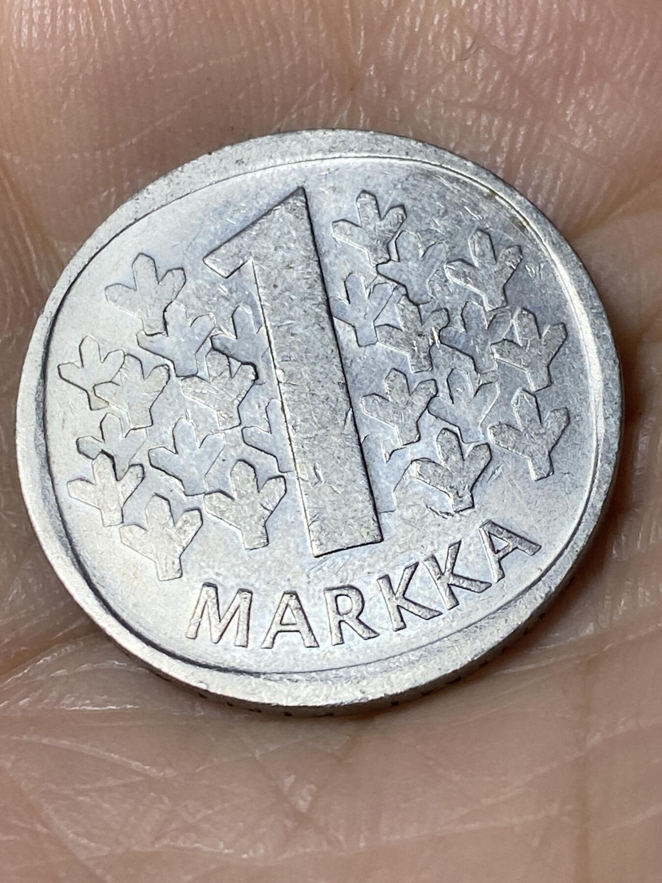 2025年第一百一十场(总第一百三十六场）外国好品散币(免佣金) 芬兰🇫🇮1973年1马克(S标)