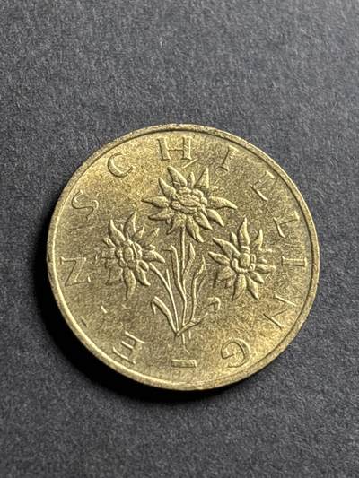 神仙姐姐-中外币专场22 原光好品 1991 年奥地利 1 先令