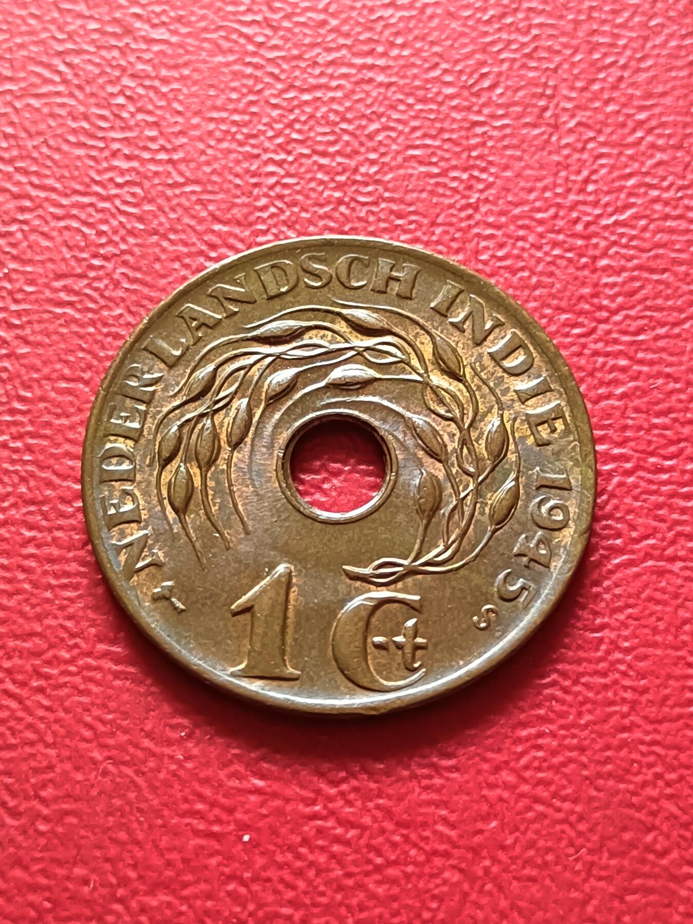 【云涧收藏】第七十一场 荷属东印度1945年S标1分