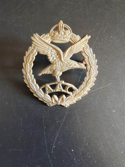 老王徽章第156期 - 英国陆军航空兵帽徽      二战时期 