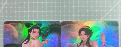 C先生卡牌 第14期 《神州百花谱》《Art系列》《人间传》持续收拍品中... - 【彩闪】墨卡文化《青白蛇》近景双服饰 艺术卡