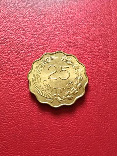 【云涧收藏】第七十一场 - 巴拉圭1953年25分，UNC