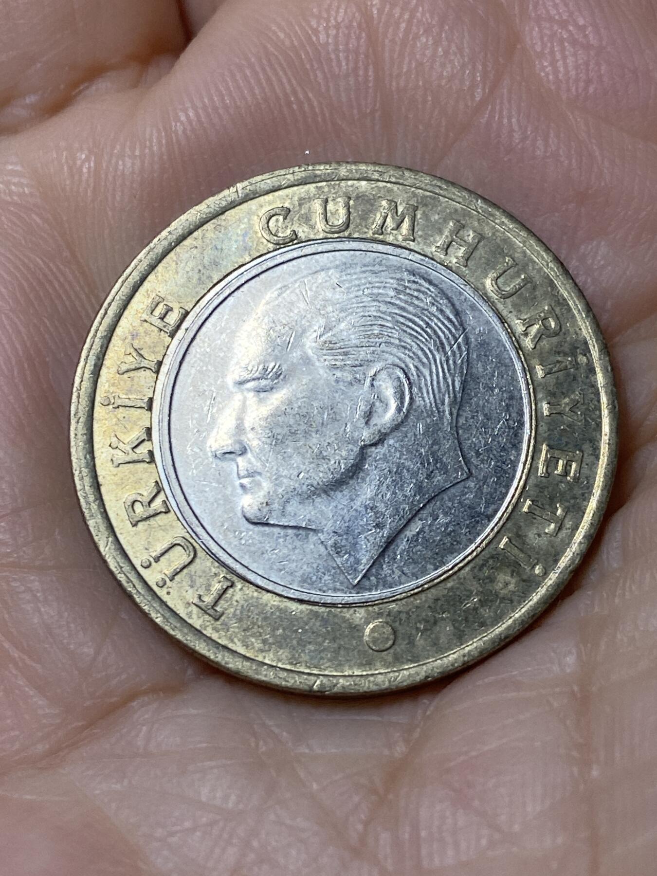 2025年第一百一十场(总第一百三十六场）外国好品散币(免佣金) 土耳其🇹🇷2018年1里拉