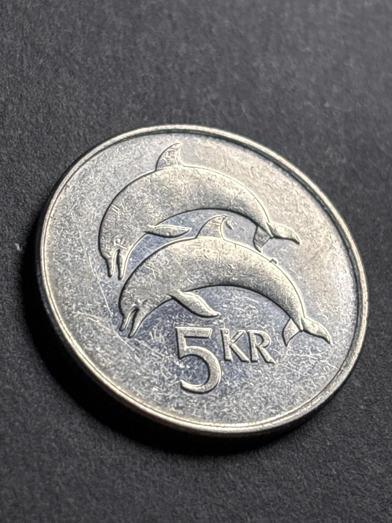 神仙姐姐-中外币专场22 原光好品 2007 年冰岛 5 克朗