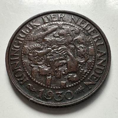 🌹外币初藏🌹🐯2025年第115场  每周二四六晚8️⃣点 接代拍 - 荷兰1930年一分