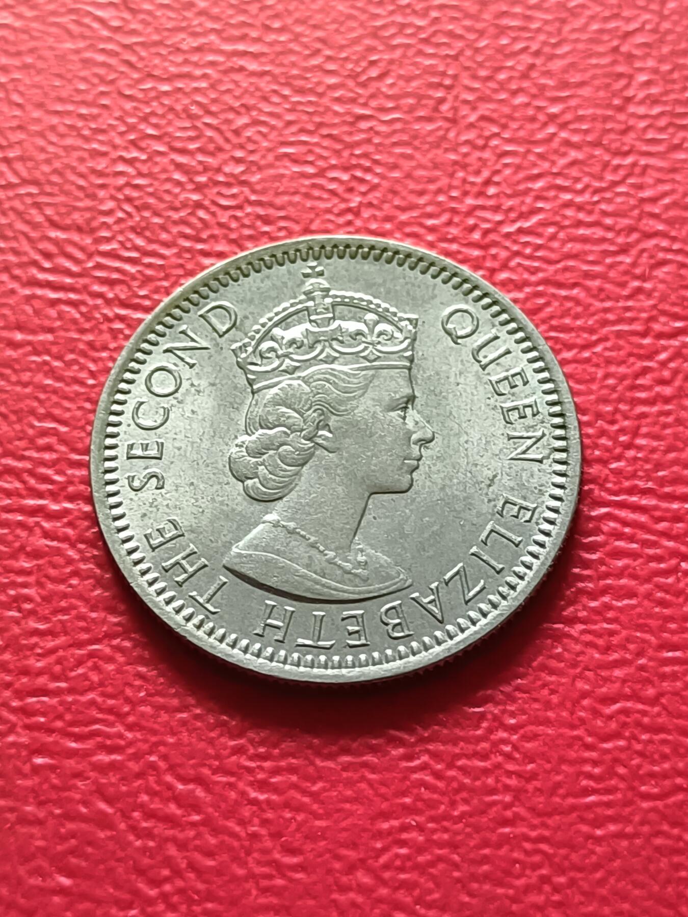 【云涧收藏】第七十一场 英属马来亚和婆罗洲1957年10分，未流通带光品