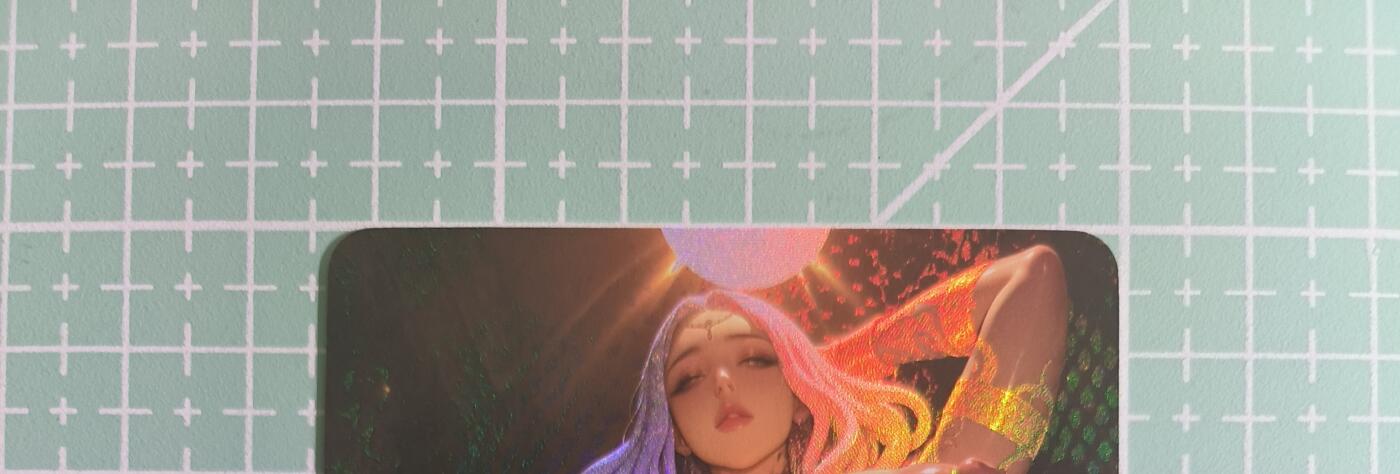 C先生卡牌 第14期 《神州百花谱》《Art系列》《人间传》持续收拍品中... 【彩闪】墨卡文化《大雷芳华》艺术卡 ①