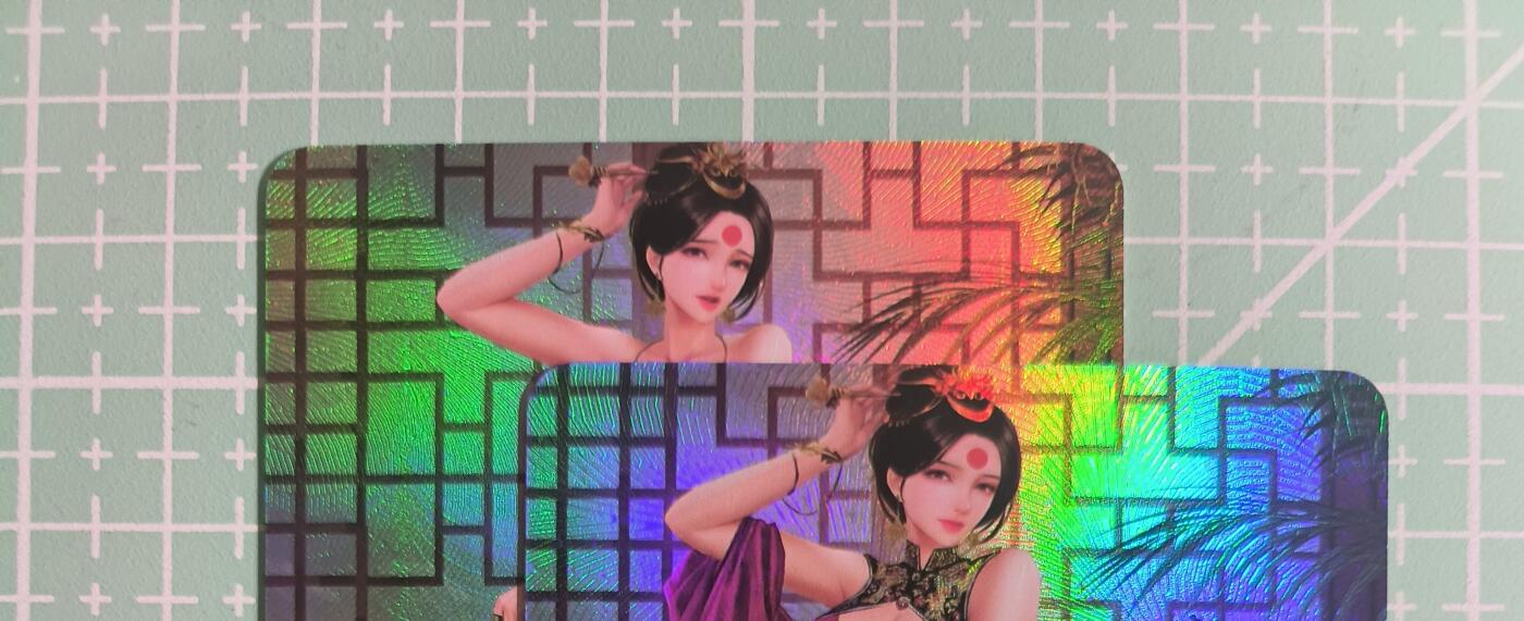 C先生卡牌 第14期 《神州百花谱》《Art系列》《人间传》持续收拍品中... 【彩闪】嘎嘎鸭《南宫吟月》双服饰 艺术卡