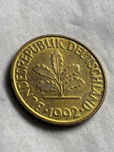 神仙姐姐-中外币专场22 原光好品1992 年德国 10 芬尼