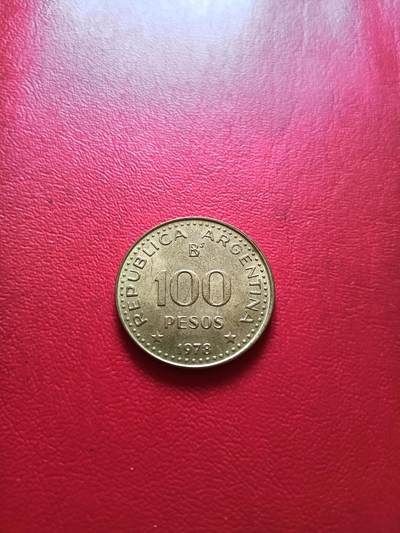 【云涧收藏】第七十一场 - 阿根廷1978年100比索，UNC