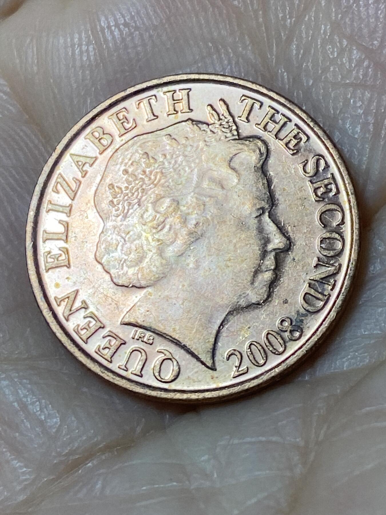 2025年第一百一十场(总第一百三十六场）外国好品散币(免佣金) 英属泽西岛🇯🇪2008年1便士(伊丽莎白二世老年版)
