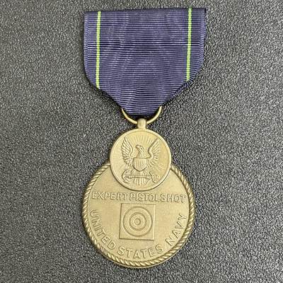 西秦中古拍卖第六十二期 - 美国海军射击奖章 
