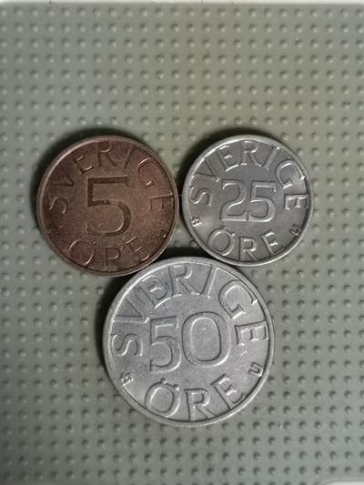2025年第99场各国散币拍卖（总第99场） - 瑞典3枚