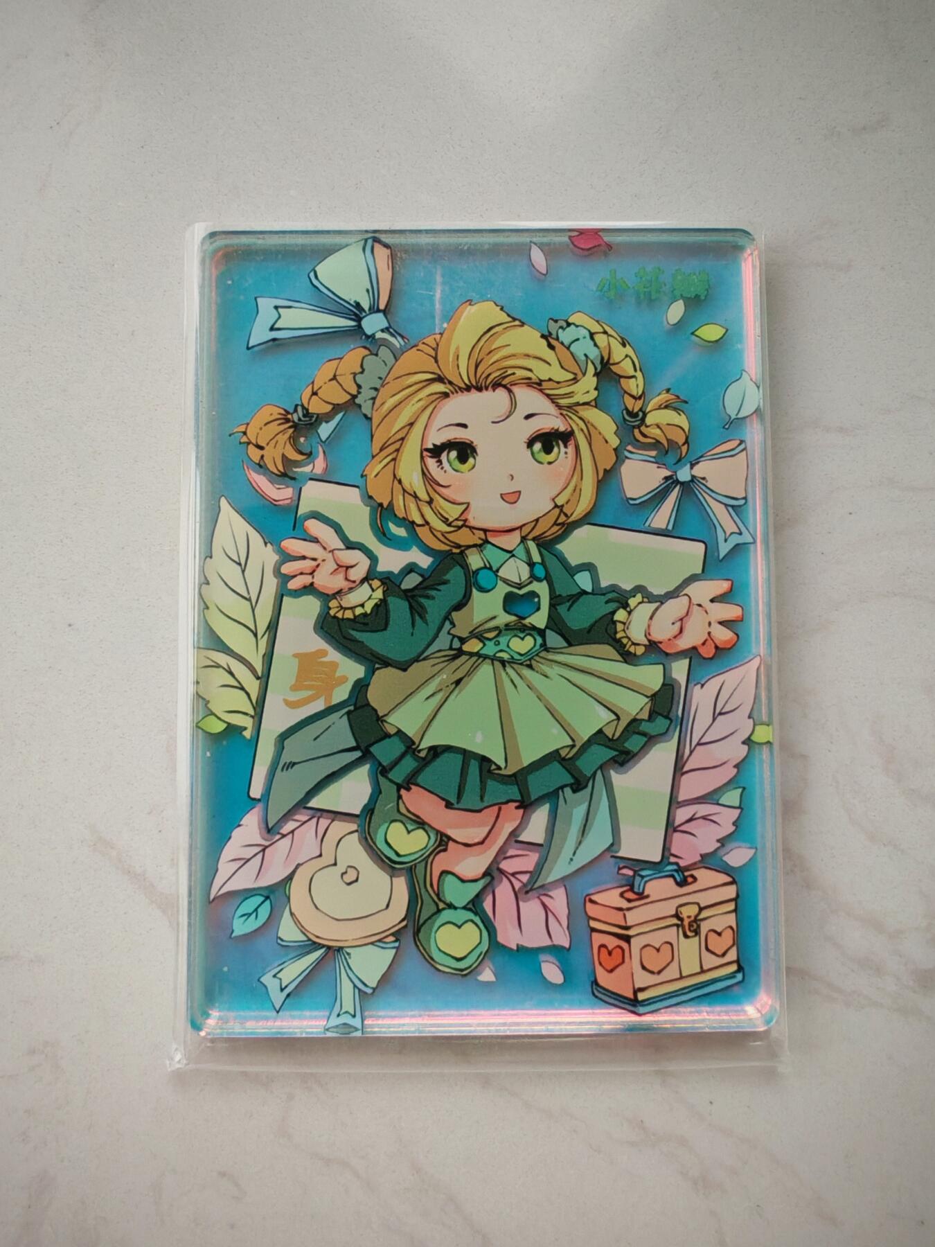 小怪兽卡牌第四十五期 （收拍品  不寄存 消费就送随机裸卡） 小花瓣亚克力