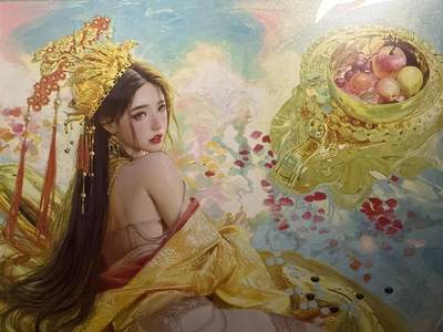 卡牌发烧友第19期，随单带裸卡，进群享包邮（持续收拍品，每周六晚23:50截拍，焱卡文化，范特卡，琳琅卡藏，国潮卡牌专场） - 【300编A4大卡】焱卡文化 胡奿 203/300