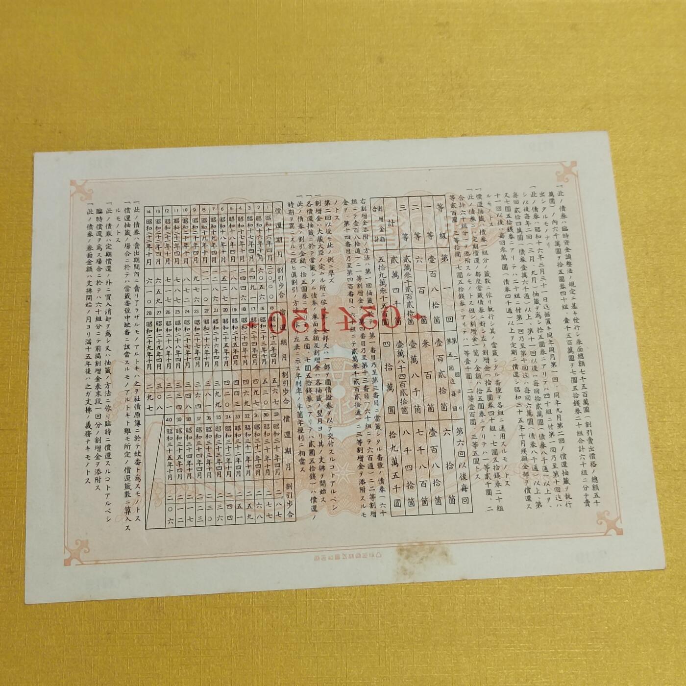 PCAI钱币19-550 纸币小专场 二战公债