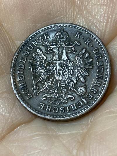 2025年第一百一十场(总第一百三十六场）外国好品散币(免佣金) - 奥匈帝国1881年1克鲁泽(弗朗茨·约瑟夫一世时期)
