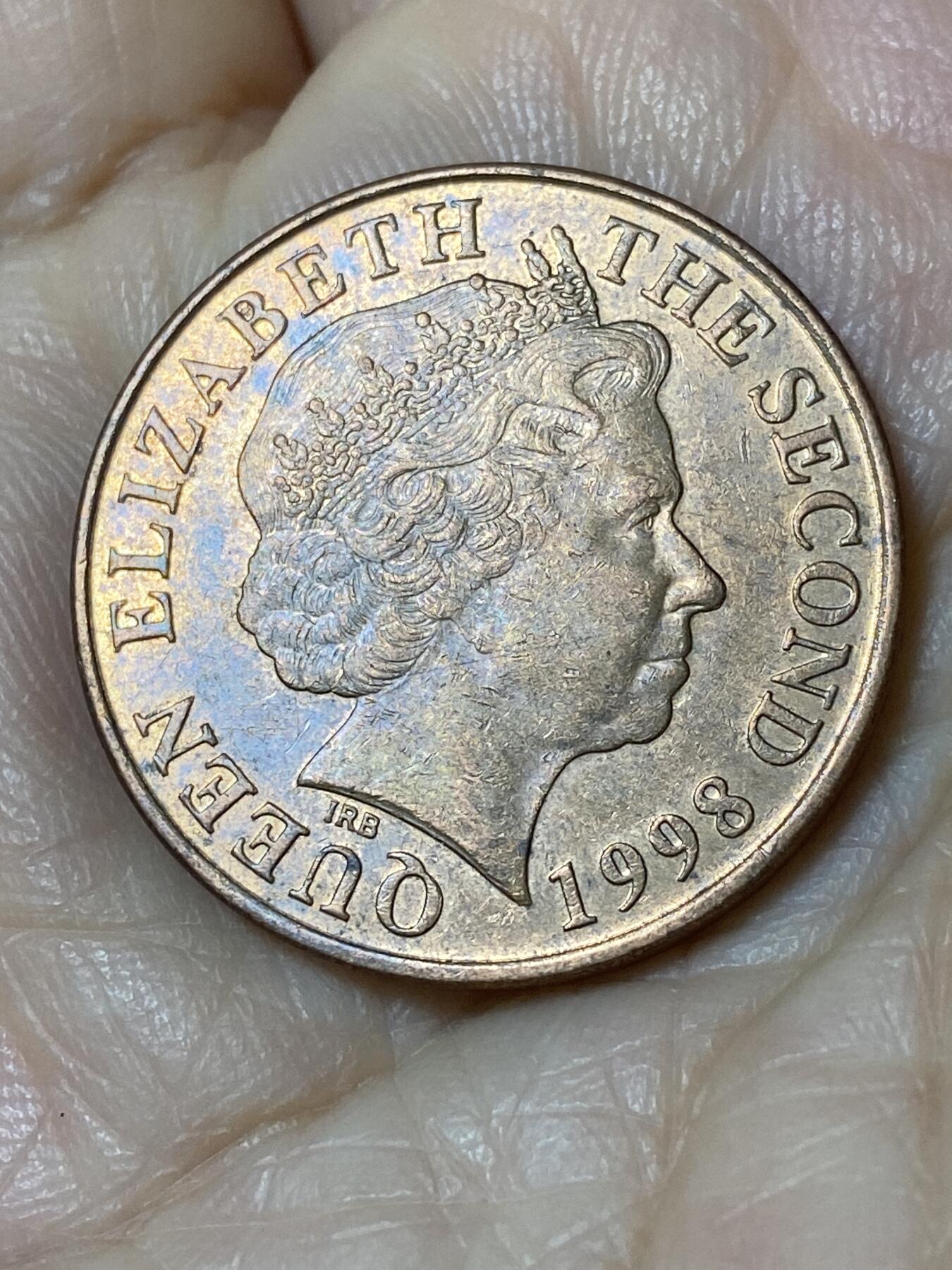 2025年第一百一十场(总第一百三十六场）外国好品散币(免佣金) 英属泽西岛🇯🇪1998年2便士(伊丽莎白二世老年版)