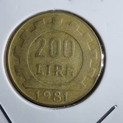 沼泽如烟--第874场 - 意大利1981年200里拉